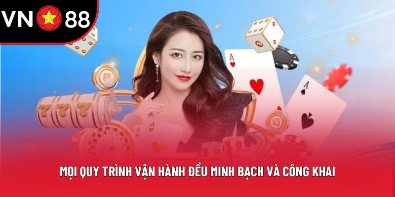 Mọi quy trình vận hành đều minh bạch và công khai