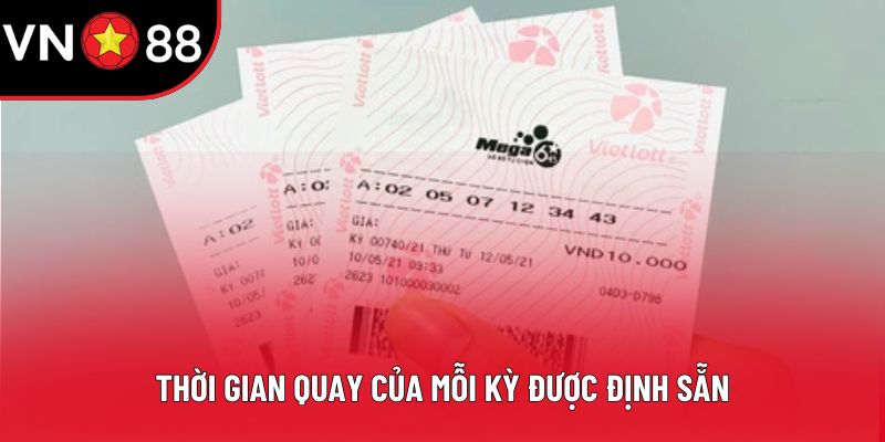 Thời gian quay của mỗi kỳ được định sẵn