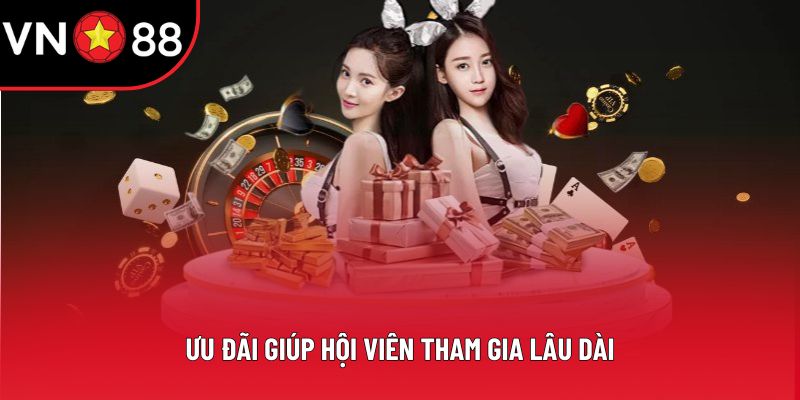 Ưu đãi giúp hội viên tham gia lâu dài